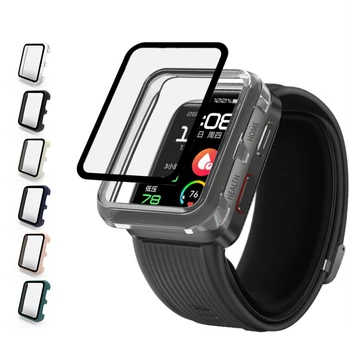  Hard Edge képernyő üvegvédő tok héjkeret Huawei WATCH D Sports verzióhoz Smart Watch védő lökhárító fedél