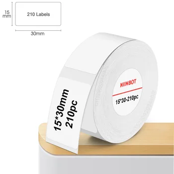1 darab 15 * 50mm Niimbot D11 címkeszalag fehér címke papír öntapadó matrica Niimbot D11 D101 D110 címkenyomtatóhoz D11 címke