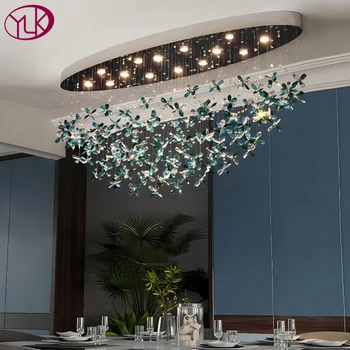 Nappali pillangó kristálycsillár mennyezetre luxus lakberendezés cristal csillogás modern étkező led lámpatest