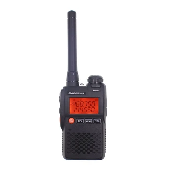 Baofeng Walkie Talkie kommunciátor UV-3R 136-174MHz 400-470MHz Mini kétsávos Ham rádióállomás